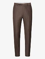 Bobby Flannel Suit Trouser - BROWN
