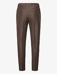 Morris - Bobby Flannel Suit Trouser - jakkesætsbukser - brown - 1