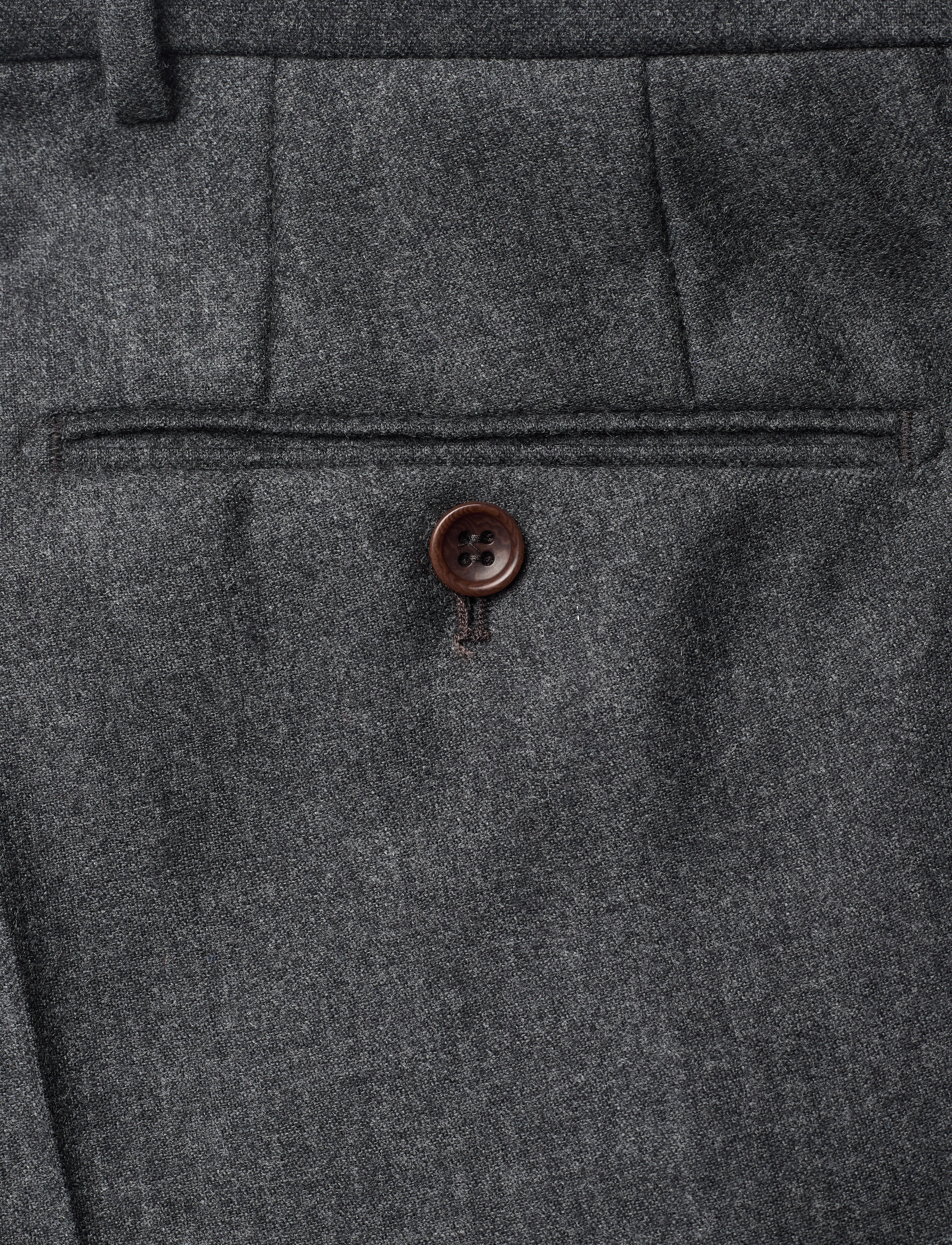 Morris - Bobby Flannel Suit Trouser - dark grey - 4