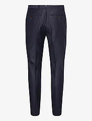 Morris - Bobby Flannel Suit Trouser - jakkesætsbukser - navy - 1