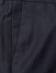 Morris - Bobby Flannel Suit Trouser - jakkesætsbukser - navy - 2