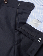 Morris - Bobby Flannel Suit Trouser - suit trousers - navy - 3