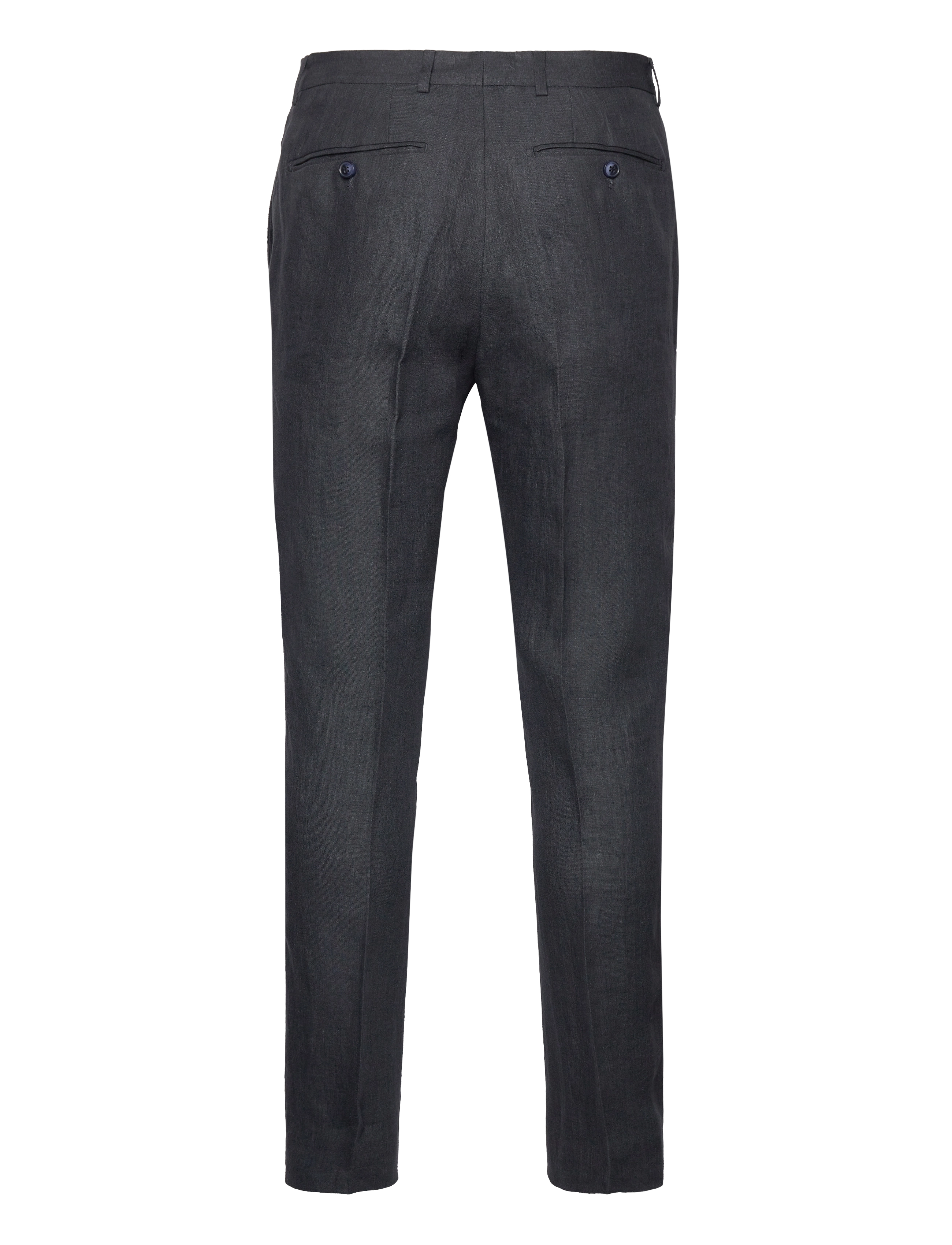 Morris - Bobby Linen Suit Trs - navy - 1