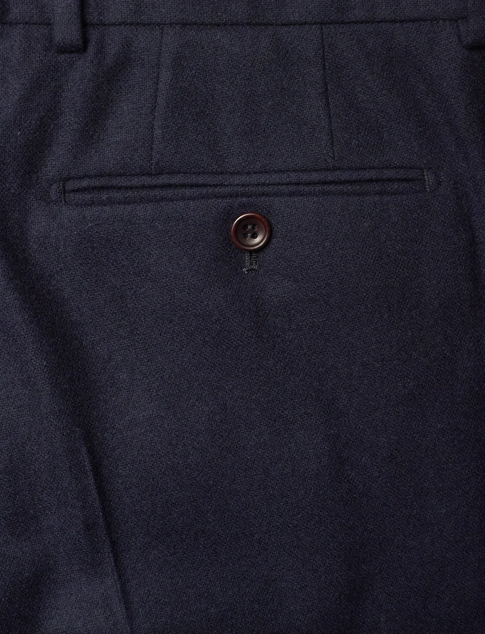 Morris - Morris Flannel Suit Trs - suit trousers - navy - 4