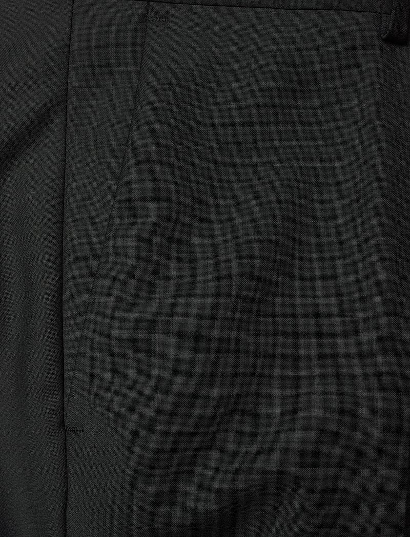 Morris - Morris Wool Suit Trs - formal trousers - black - 2