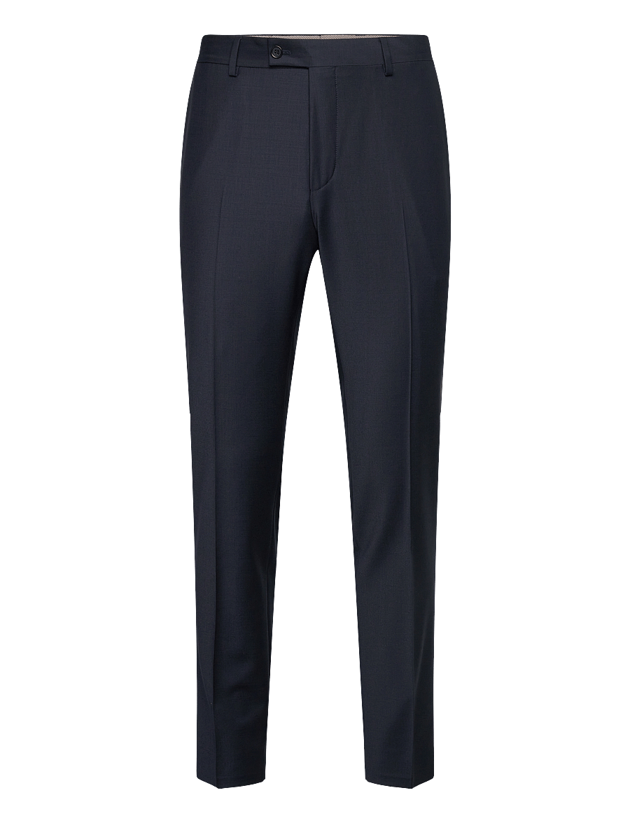 Morris - Morris Wool Suit Trs - anzugshosen - navy - 0