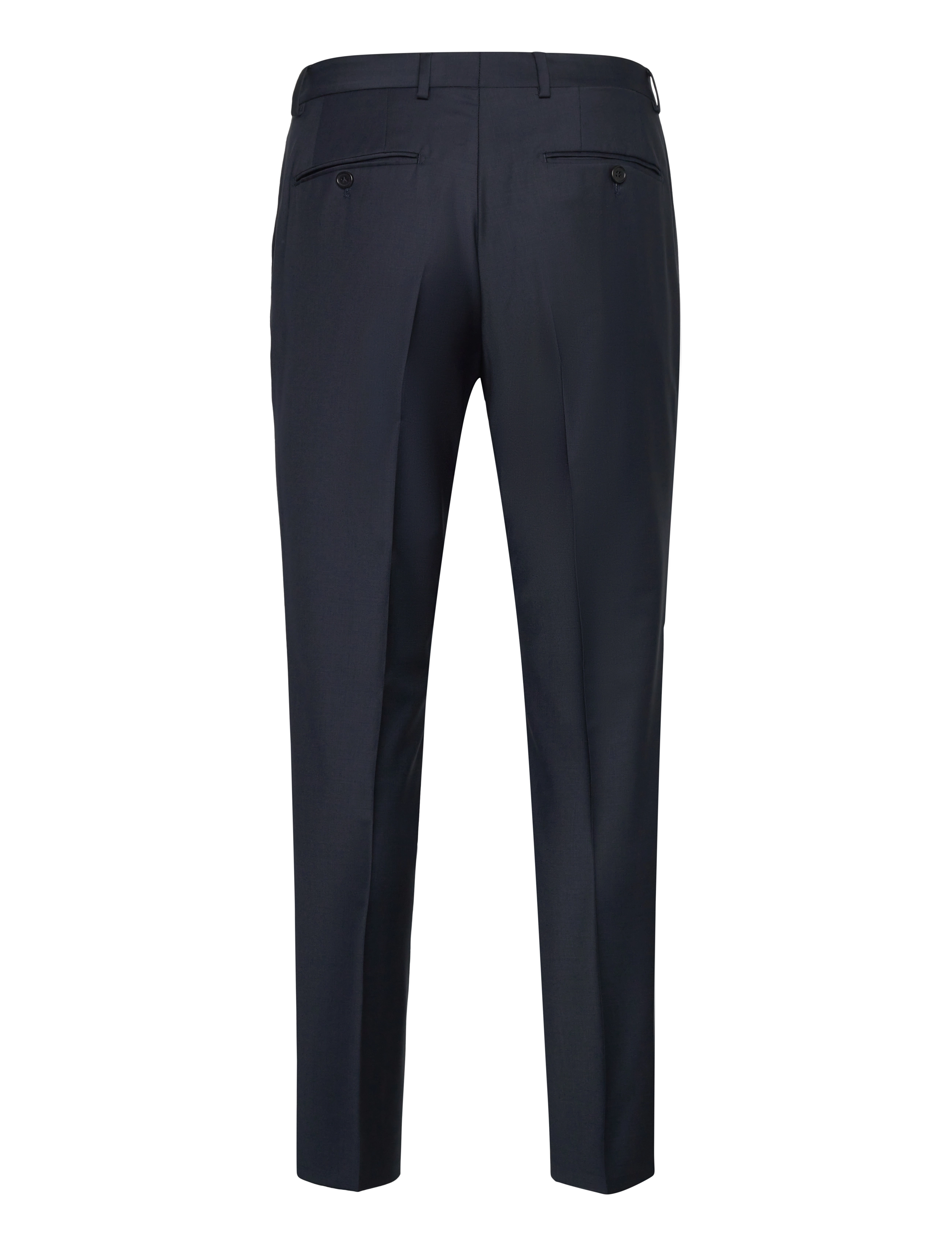 Morris - Morris Wool Suit Trs - anzugshosen - navy - 1