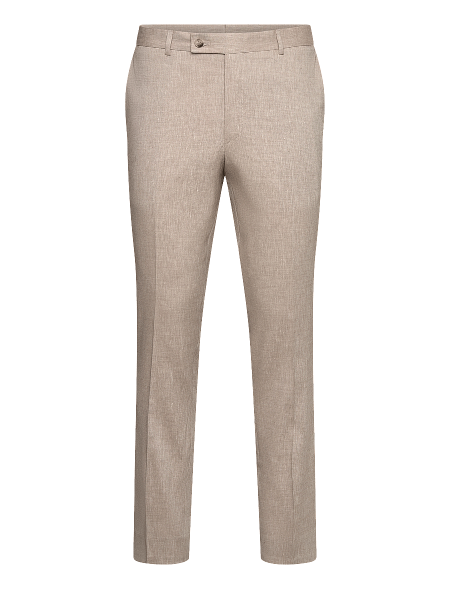 Morris - Morris Linen Suit Trouser - khaki - 1
