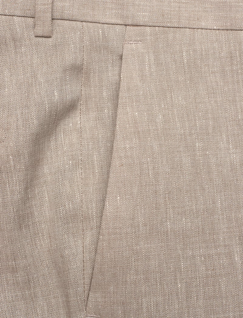Morris - Morris Linen Suit Trouser - leinenhosen - khaki - 2