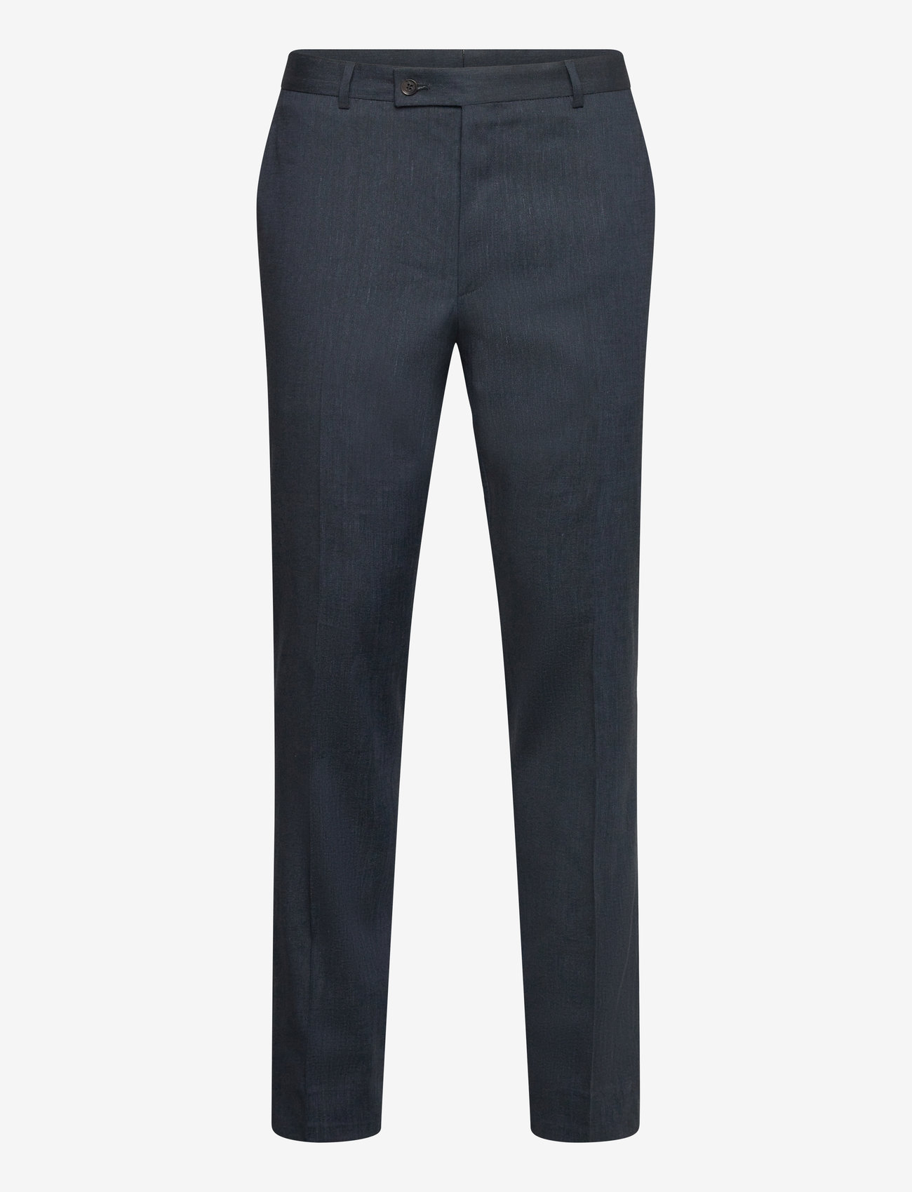 Morris - Morris Linen Suit Trouser - linnebyxor - navy - 0