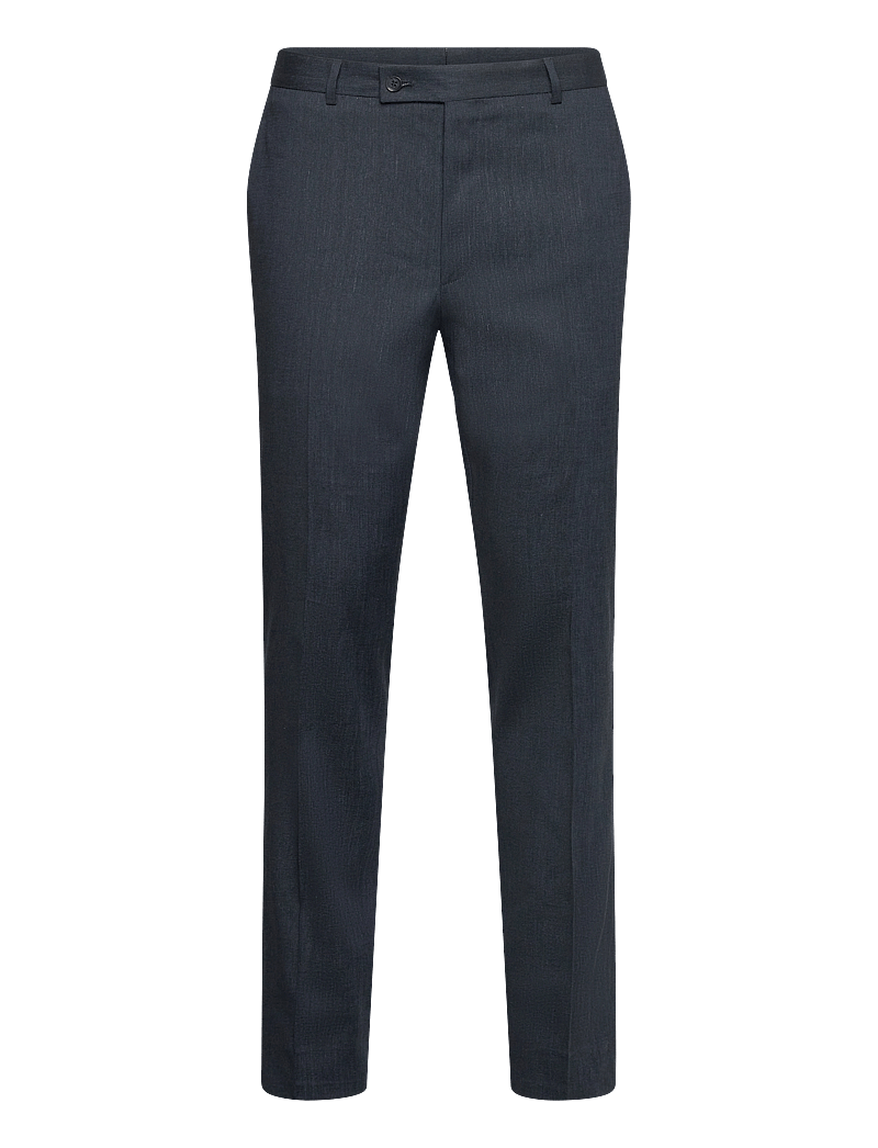 Morris - Morris Linen Suit Trouser - linased püksid - navy - 0