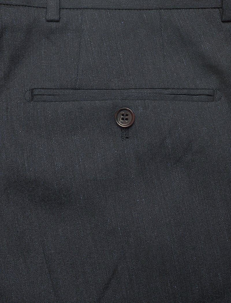 Morris - Morris Linen Suit Trouser - linased püksid - navy - 4