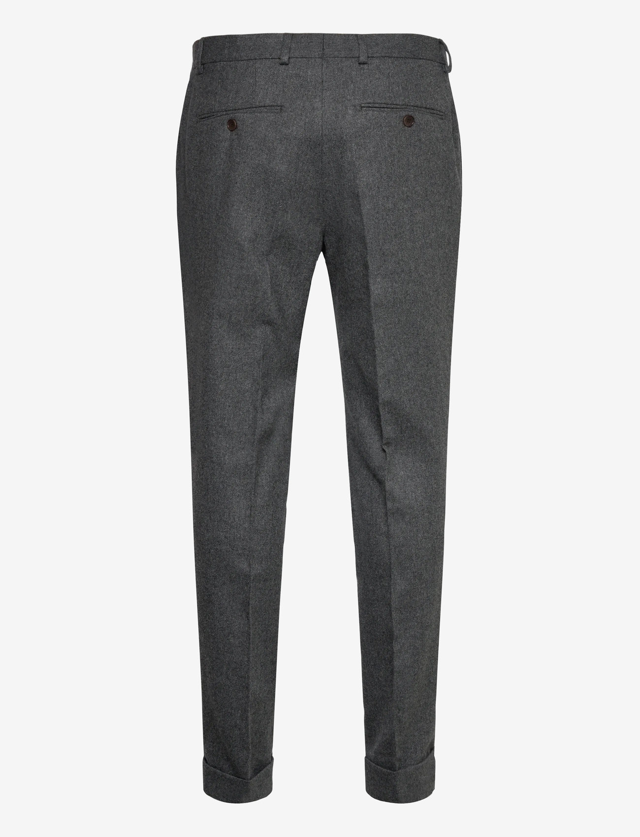 Morris - Jack Flannel Suit Trouser - kostymbyxor - grey - 1