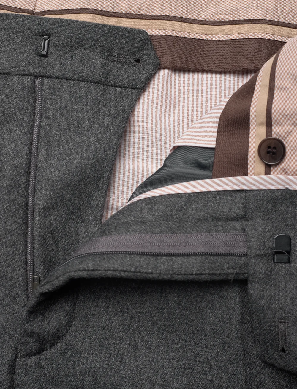 Morris - Jack Flannel Suit Trouser - business - grey - 3