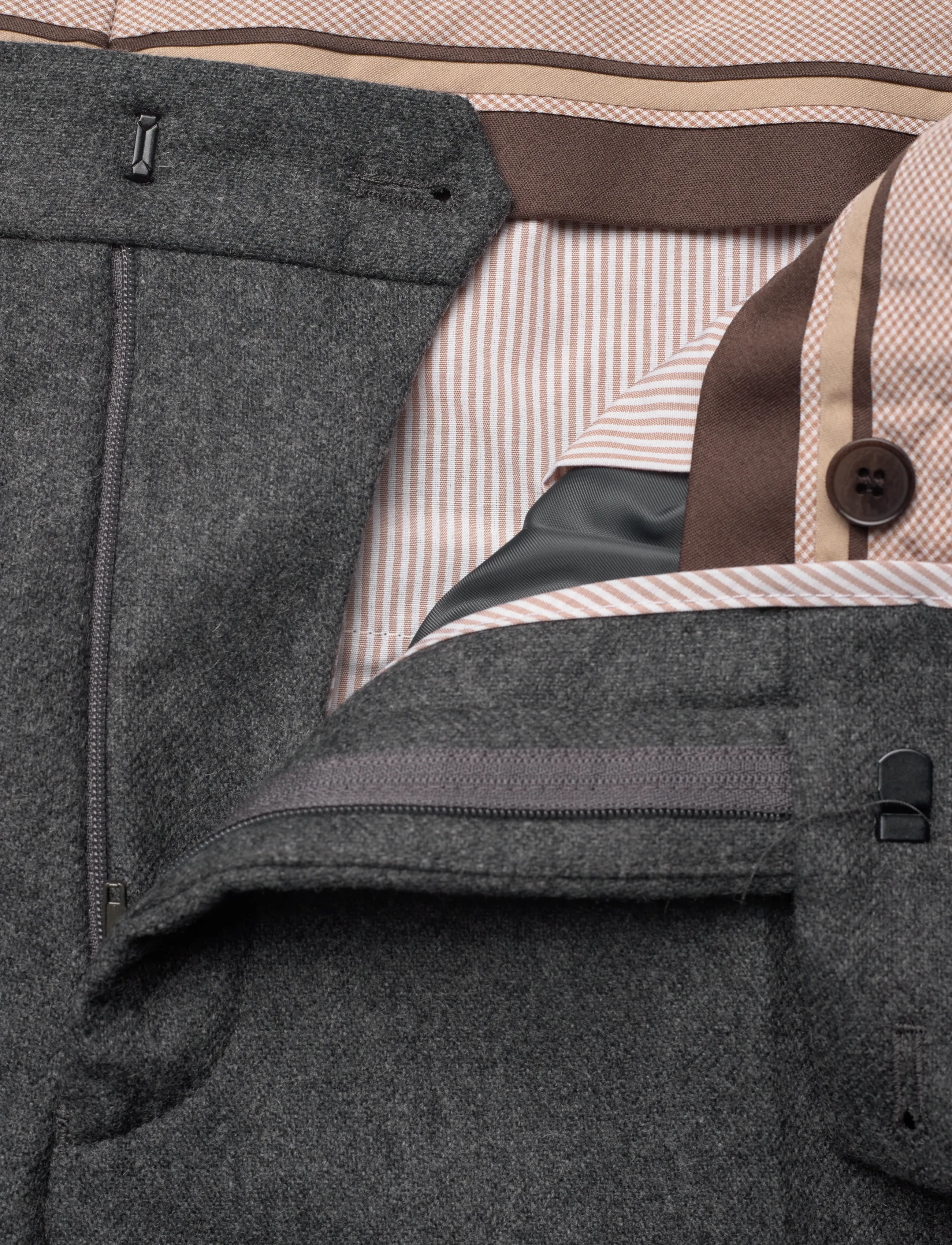 Morris - Jack Flannel Suit Trouser - grey - 3