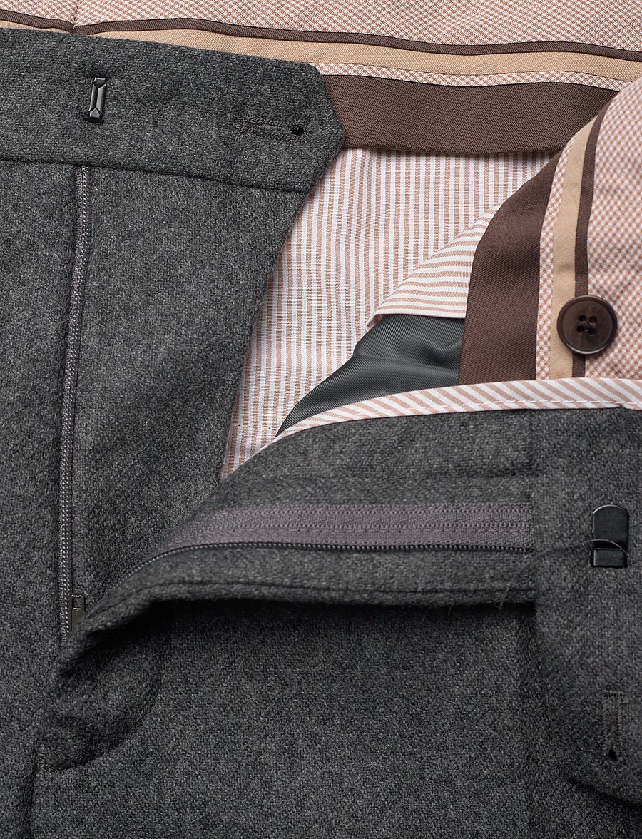 Morris - Jack Flannel Suit Trouser - grey - 3