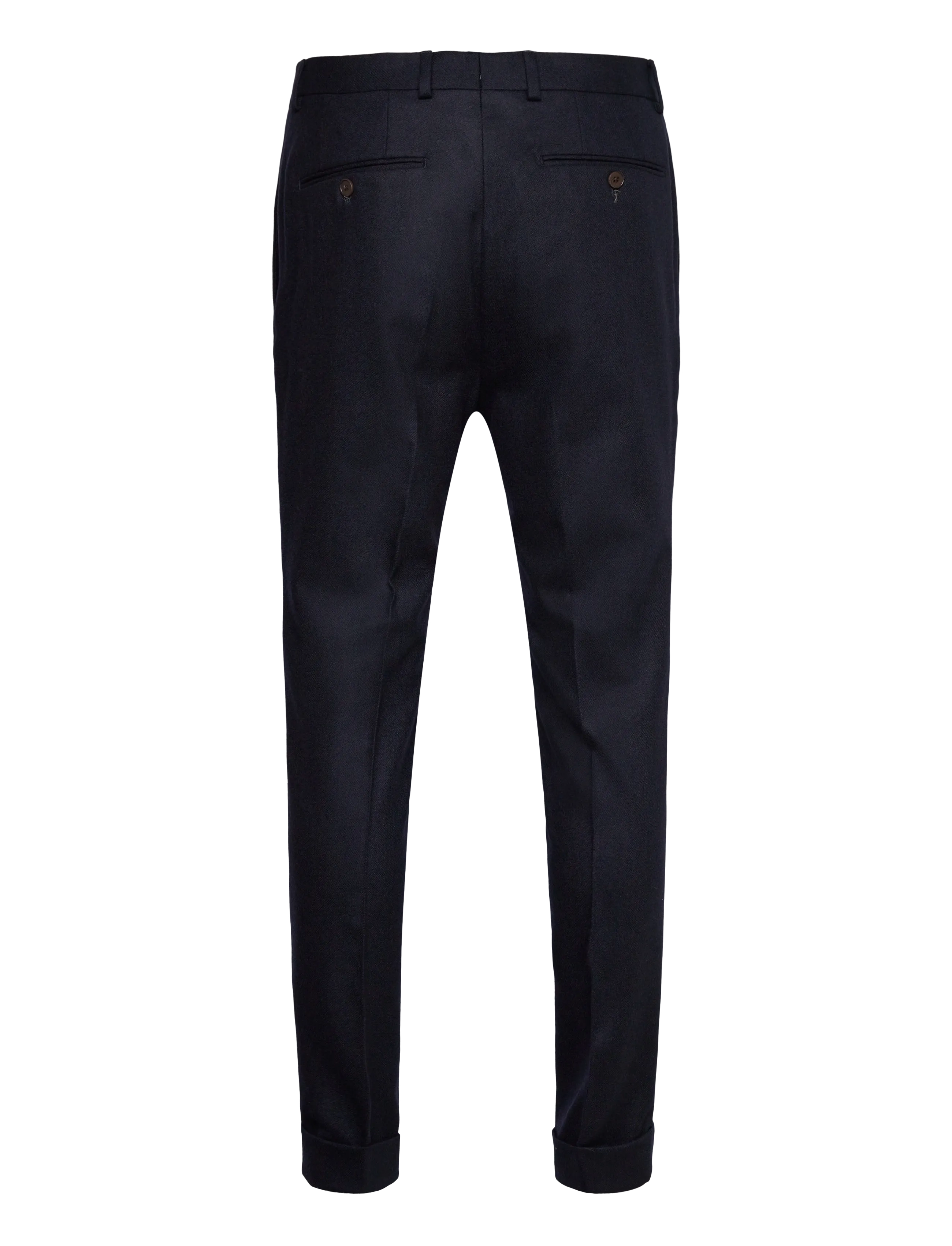 Morris - Jack Flannel Suit Trouser - men - navy - 2