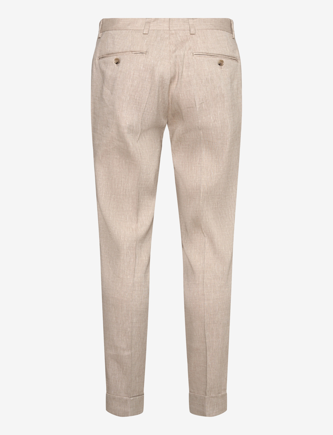 Morris - Jack Linen Suit Trouser - lininės kostiuminės kelnės - khaki - 2