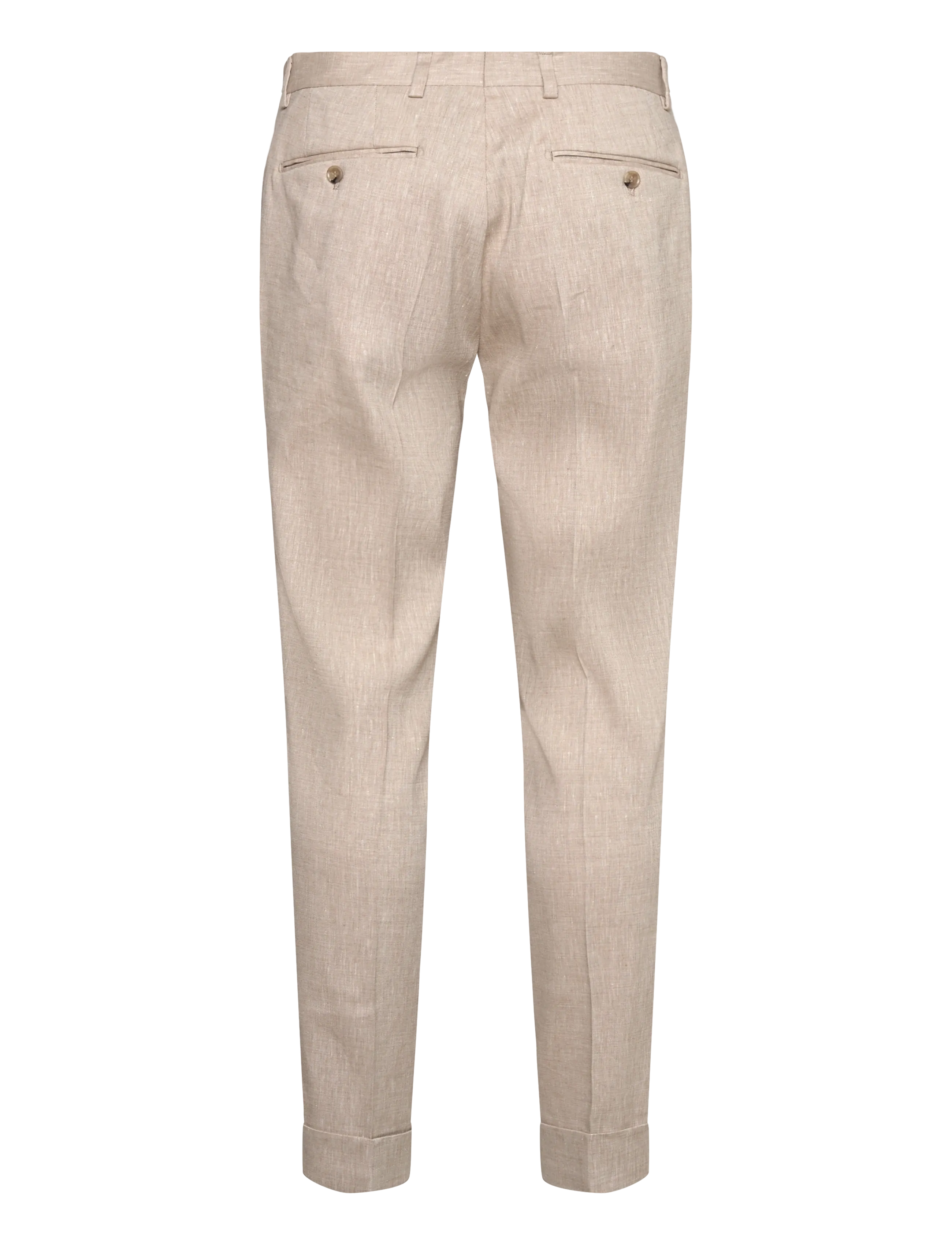 Morris - Jack Linen Suit Trouser - lniane spodnie garniturowe - khaki - 2