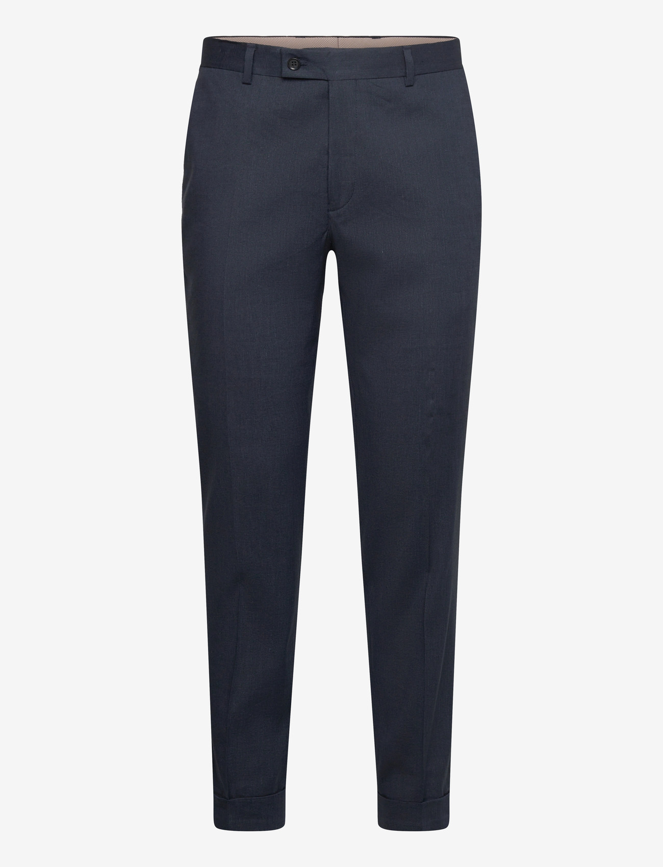 Morris - Jack Linen Suit Trouser - lininės kostiuminės kelnės - navy - 1