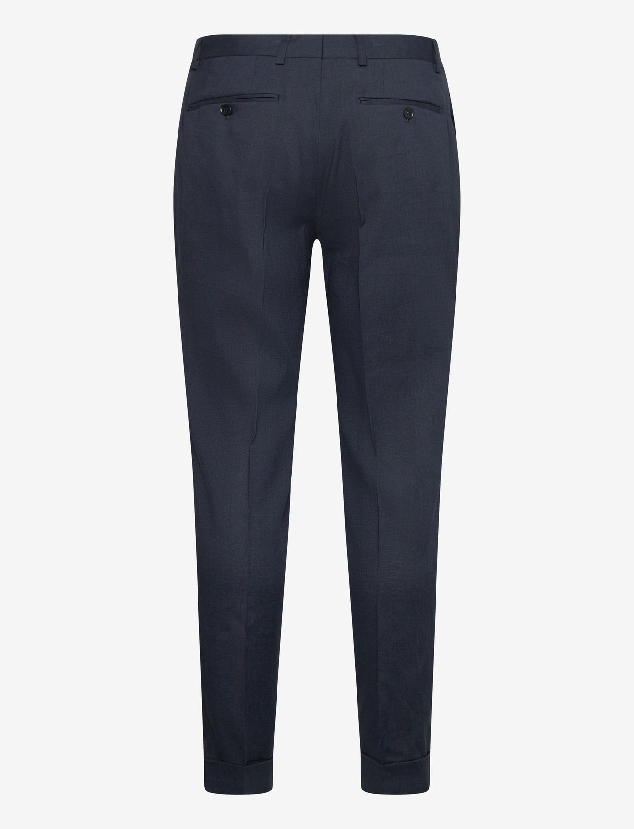 Morris - Jack Linen Suit Trouser - lininės kostiuminės kelnės - navy - 2