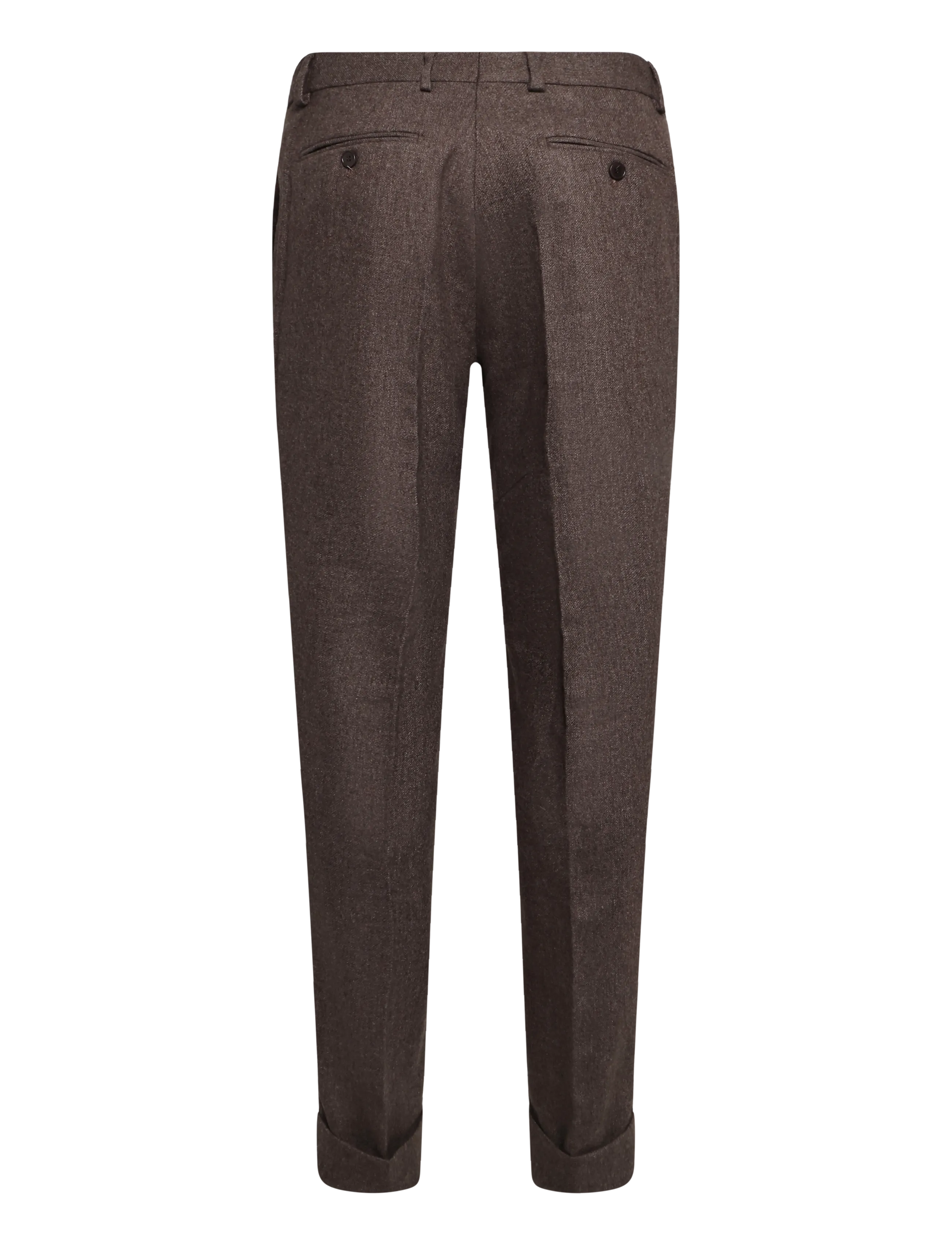 Morris - Flannel Suit Trouser - brown - 2