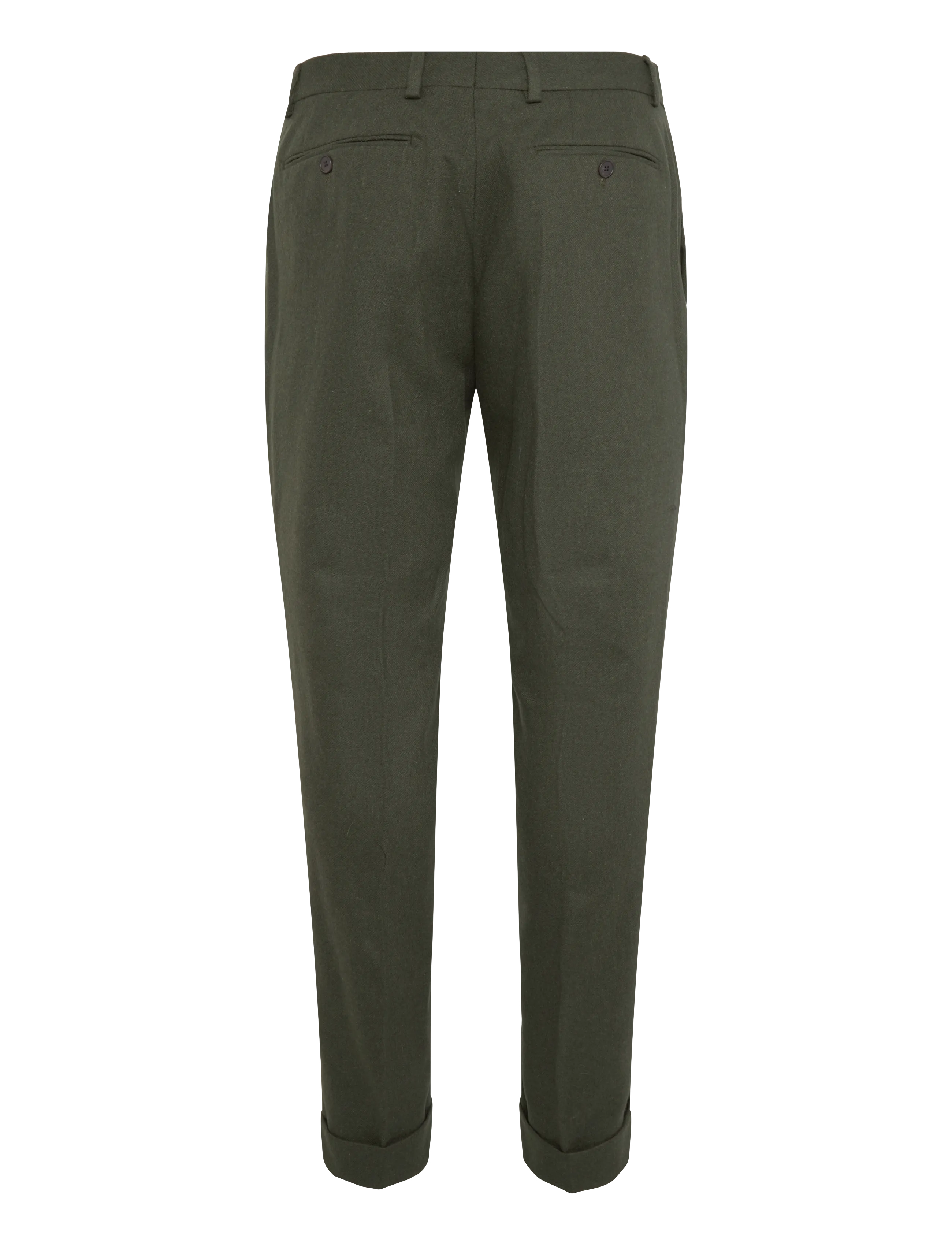 Morris - Flannel Suit Trouser - Ülikonnapüksid - green - 2