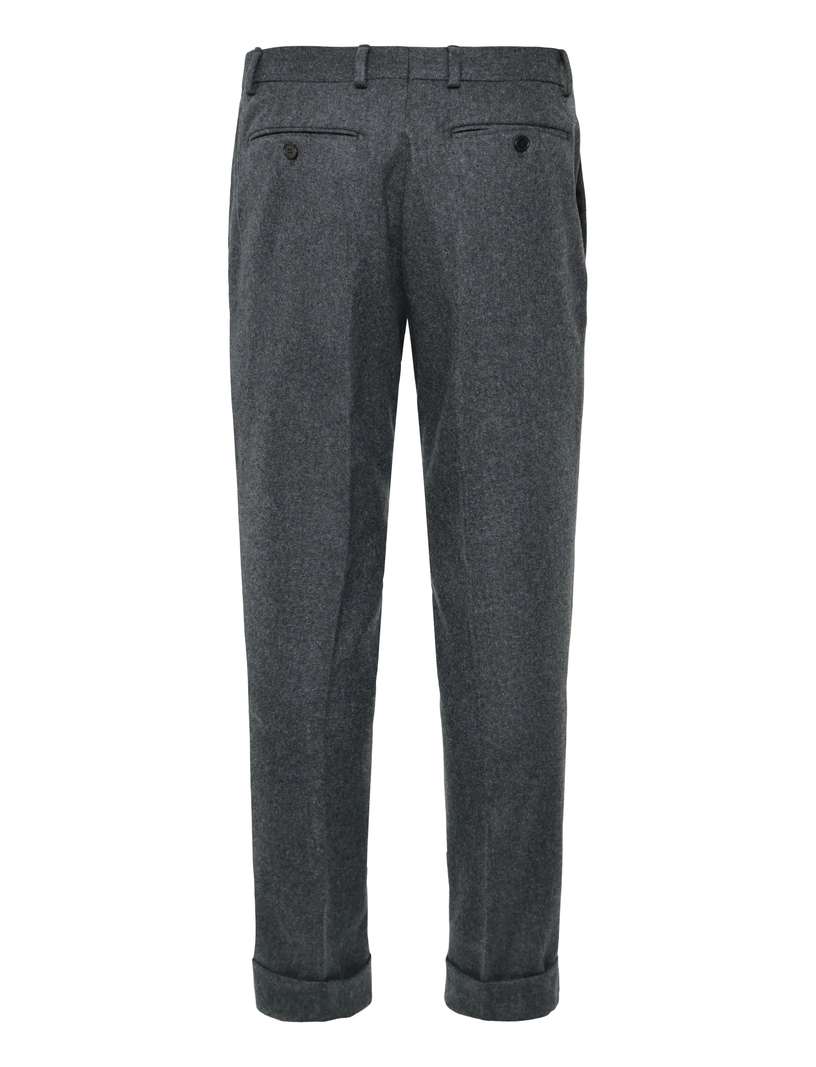 Morris - Flannel Suit Trouser - Ülikonnapüksid - grey - 2