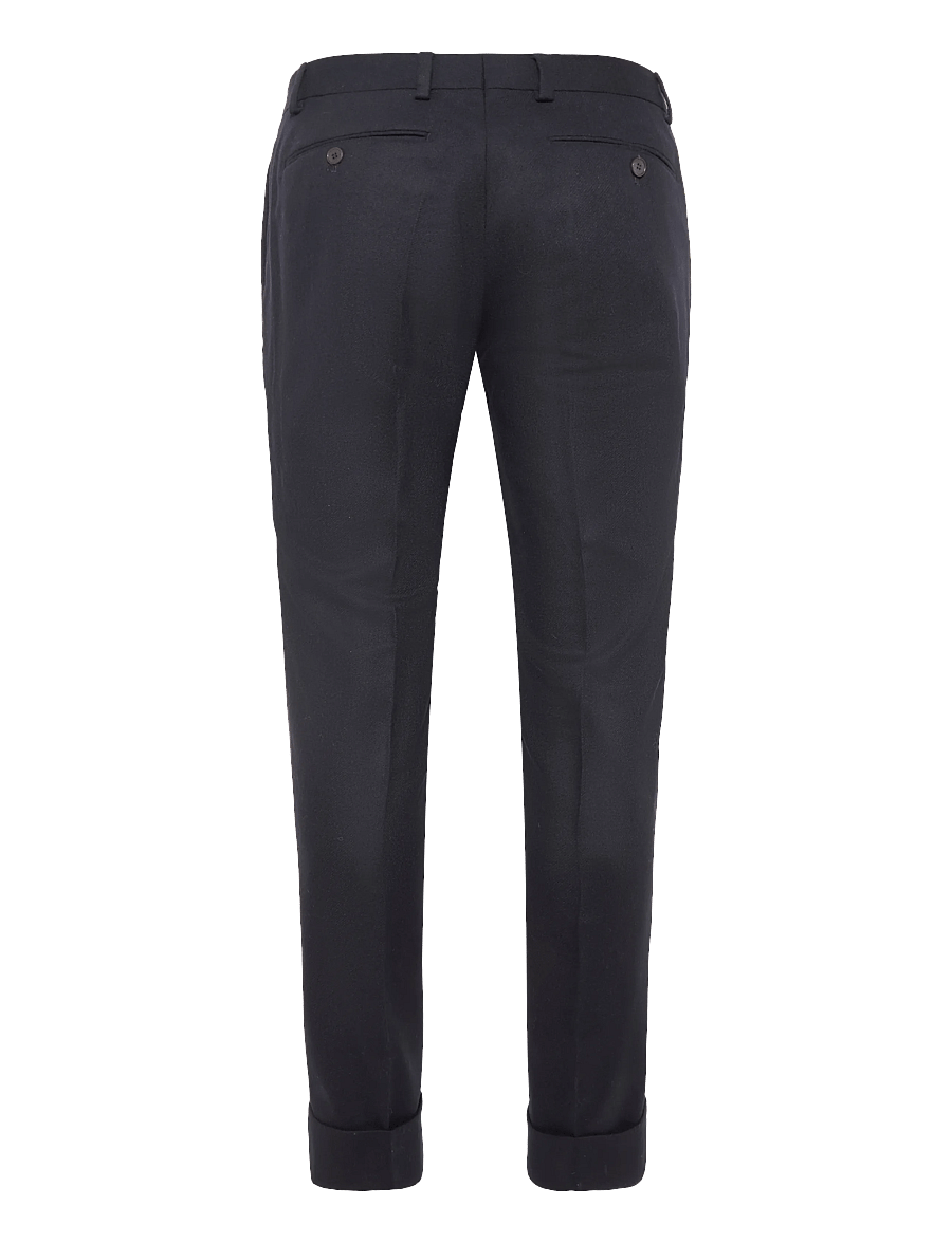 Morris - Flannel Suit Trouser - Ülikonnapüksid - navy - 2