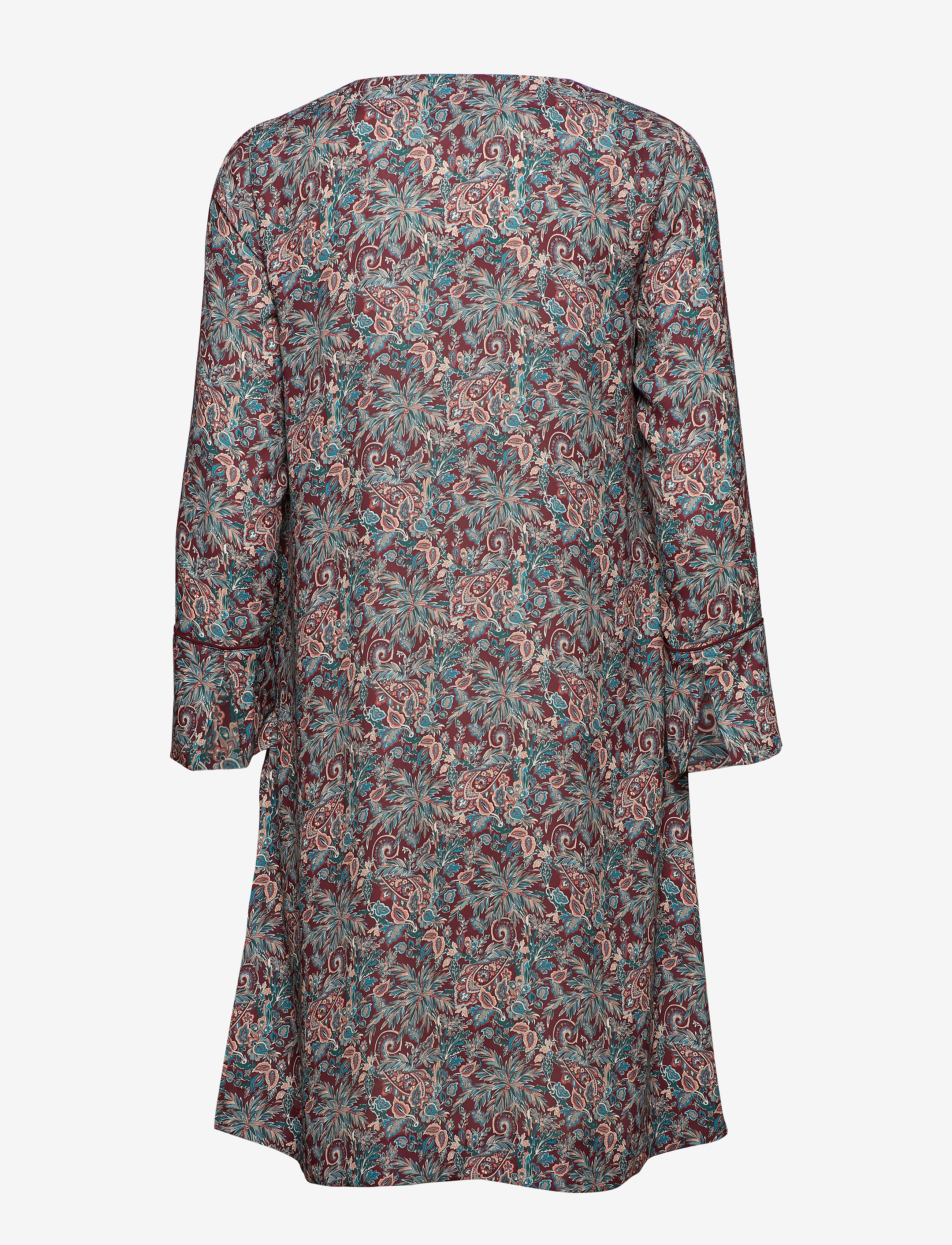 Morris - Eve Liberty Dress - tuniken - wine red - 1