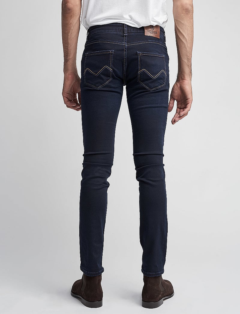 Morris - Steve Satin Jeans - skinny jeans - blue - 4