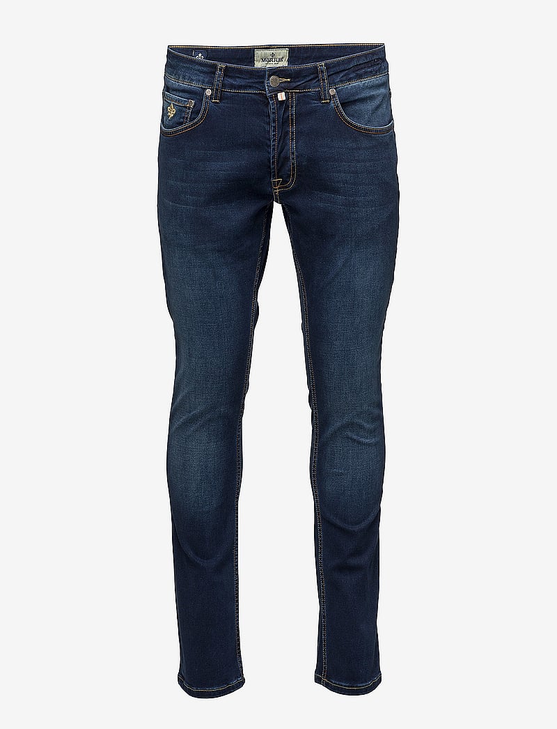 Morris - Steve Satin Jeans - skinny jeans - dk wash - 1