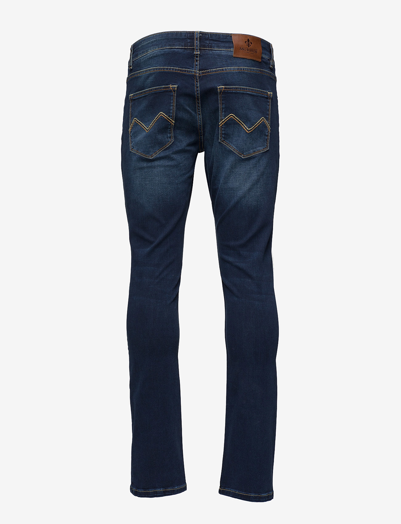 Morris - Steve Satin Jeans - trousers & jeans - dk wash - 2