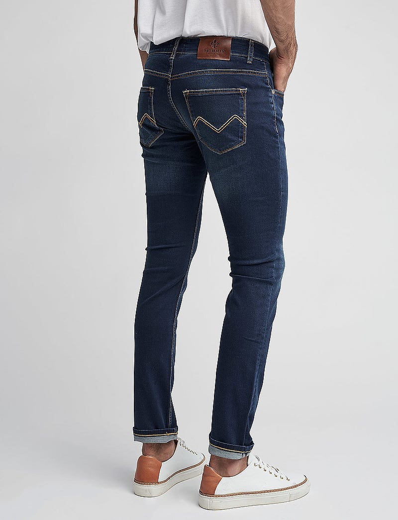 Morris - Steve Satin Jeans - skinny jeans - dk wash - 3