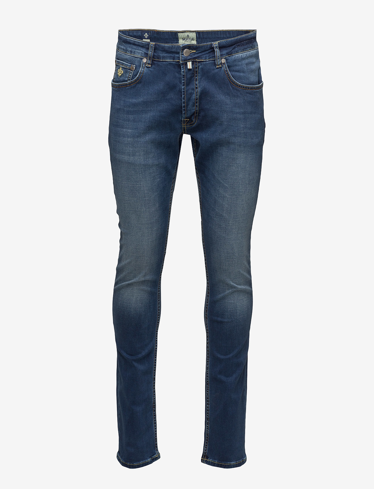 Morris Steve Satin Jeans - Skinny jeans - SEMI DARK WASH / blue