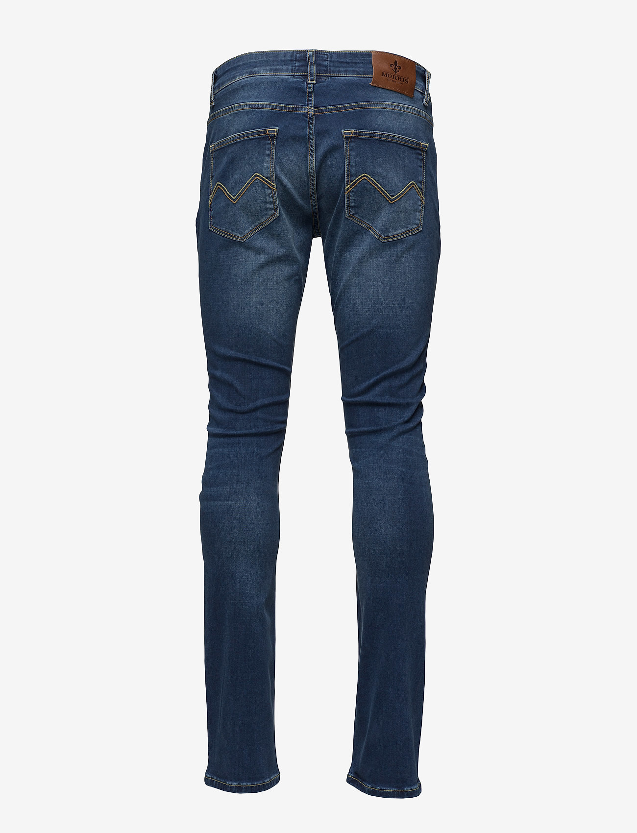 Morris - Steve Satin Jeans - bukser & jeans - semi dark wash - 2