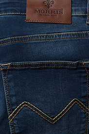 Morris - Steve Satin Jeans - nordic style - semi dark wash - 7