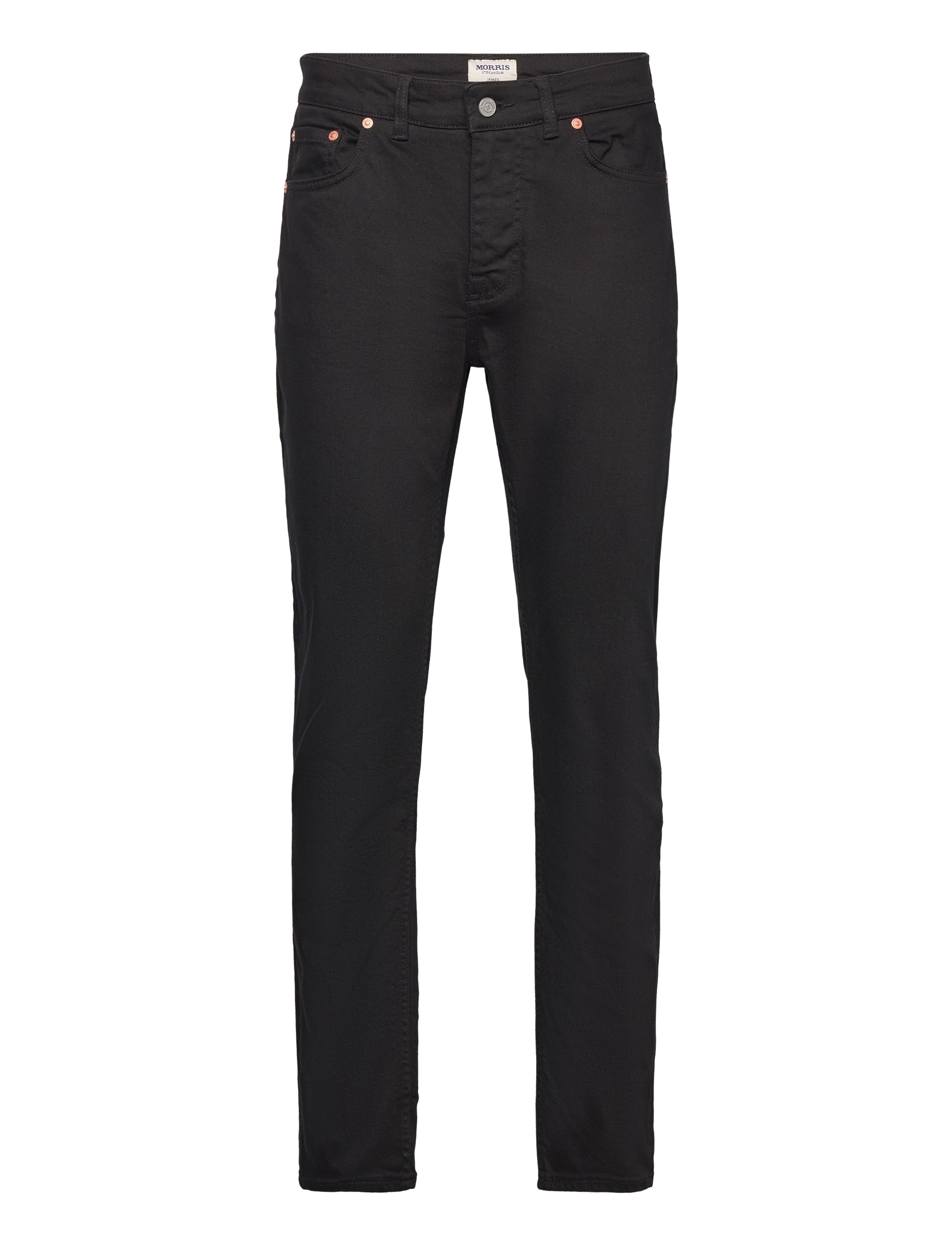 Morris James Jeans - Teksariided - BLACK / black