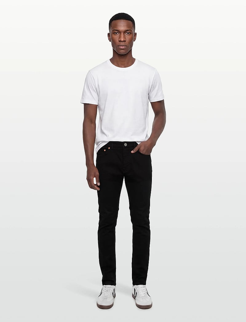 Morris - James Jeans - regular piegriezuma džinsa bikses - black - 0