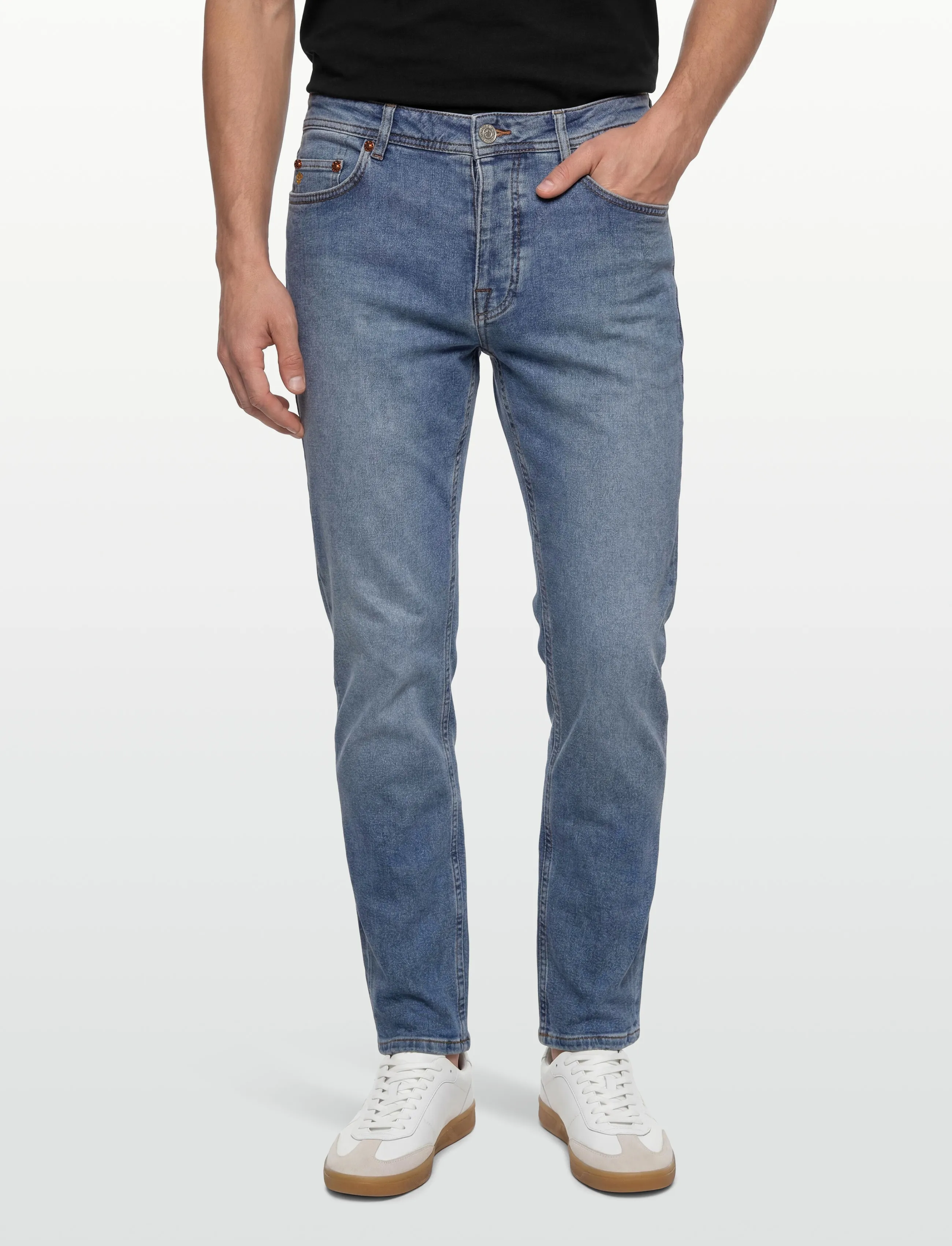 Morris - Jermyn Stretch Jeans - klassikalised teksad - five year wash - 3