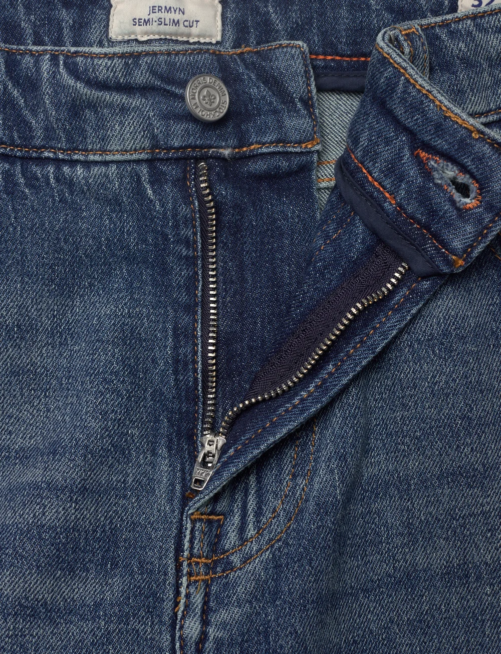 Morris - Jermyn Stretch Jeans - kitsad teksad - one year wash - 3