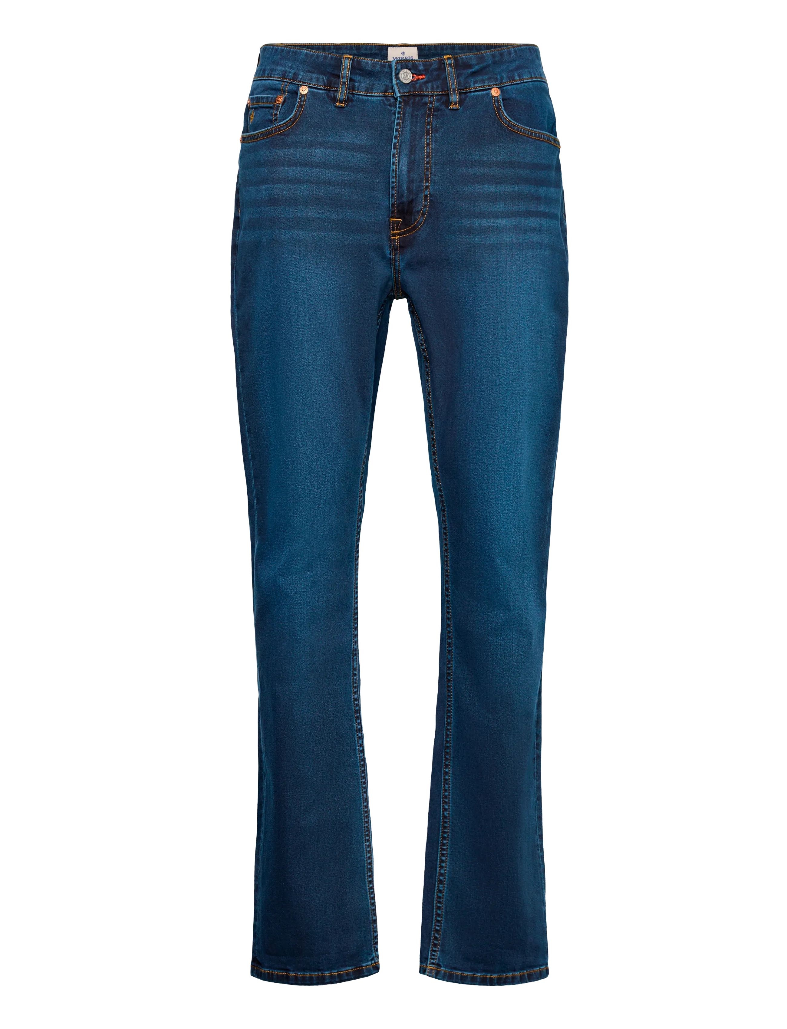 Morris Steve Satin Jeans -  - ONE YEAR WASH / navy