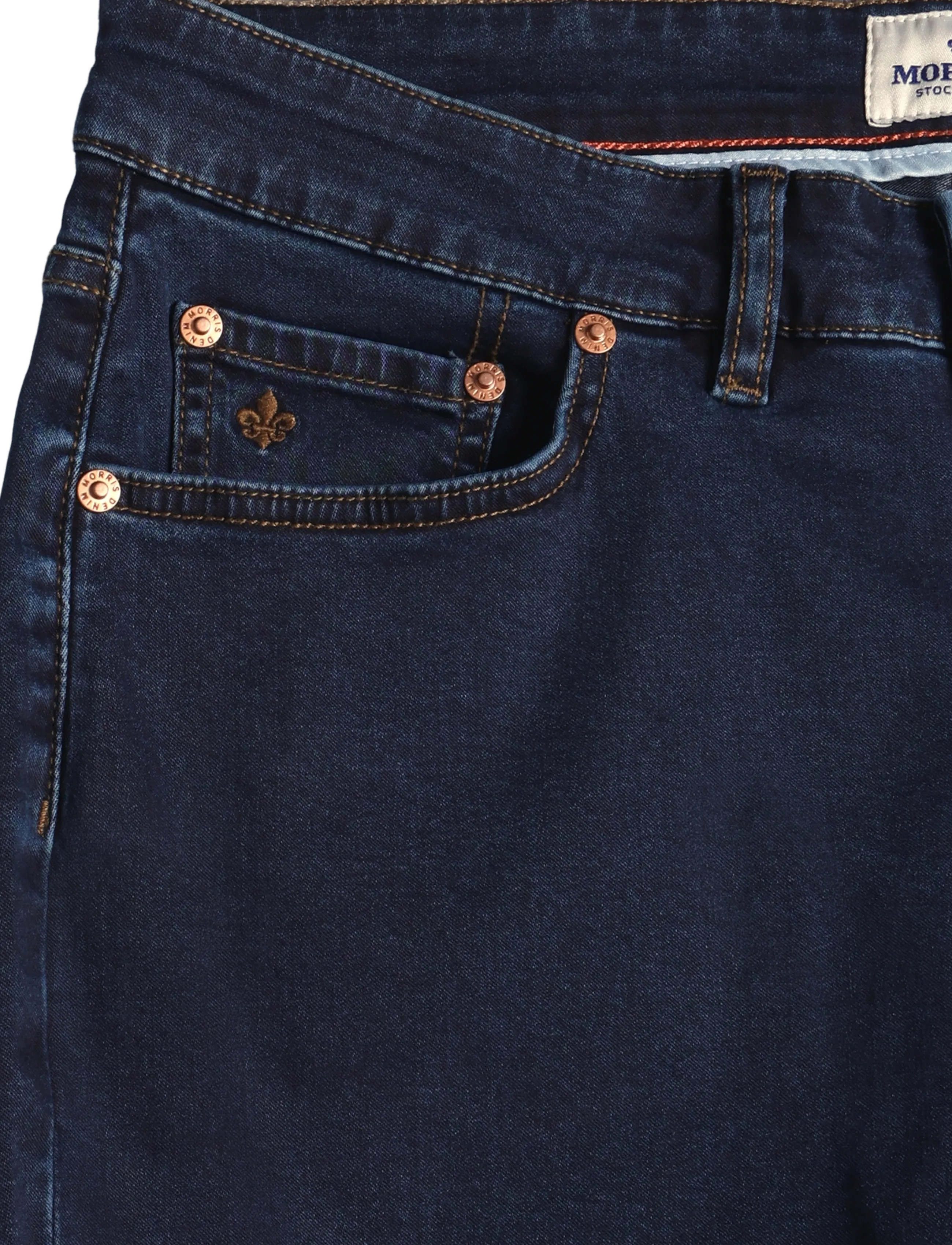 Morris - Steve Satin Jeans - regular jeans - rinse wash - 2
