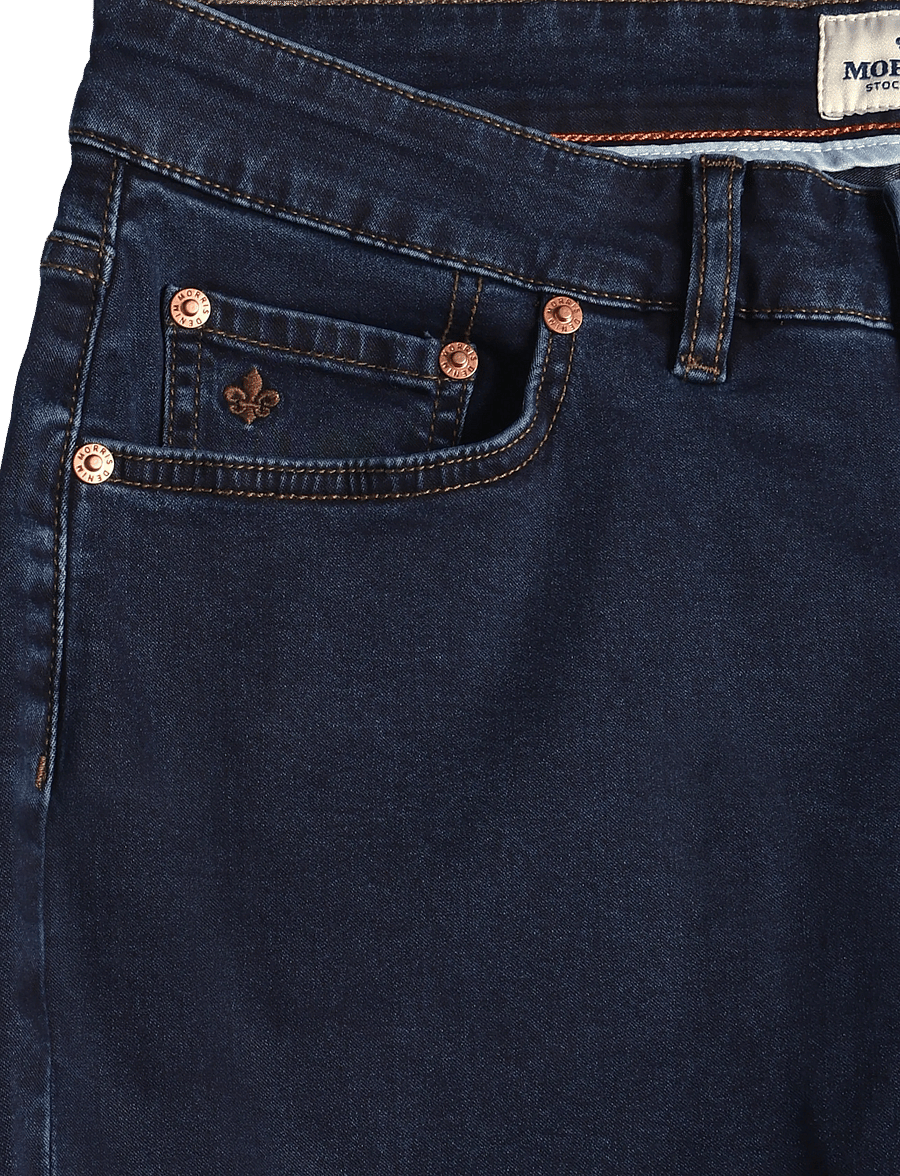Morris - Steve Satin Jeans - regular jeans - rinse wash - 2