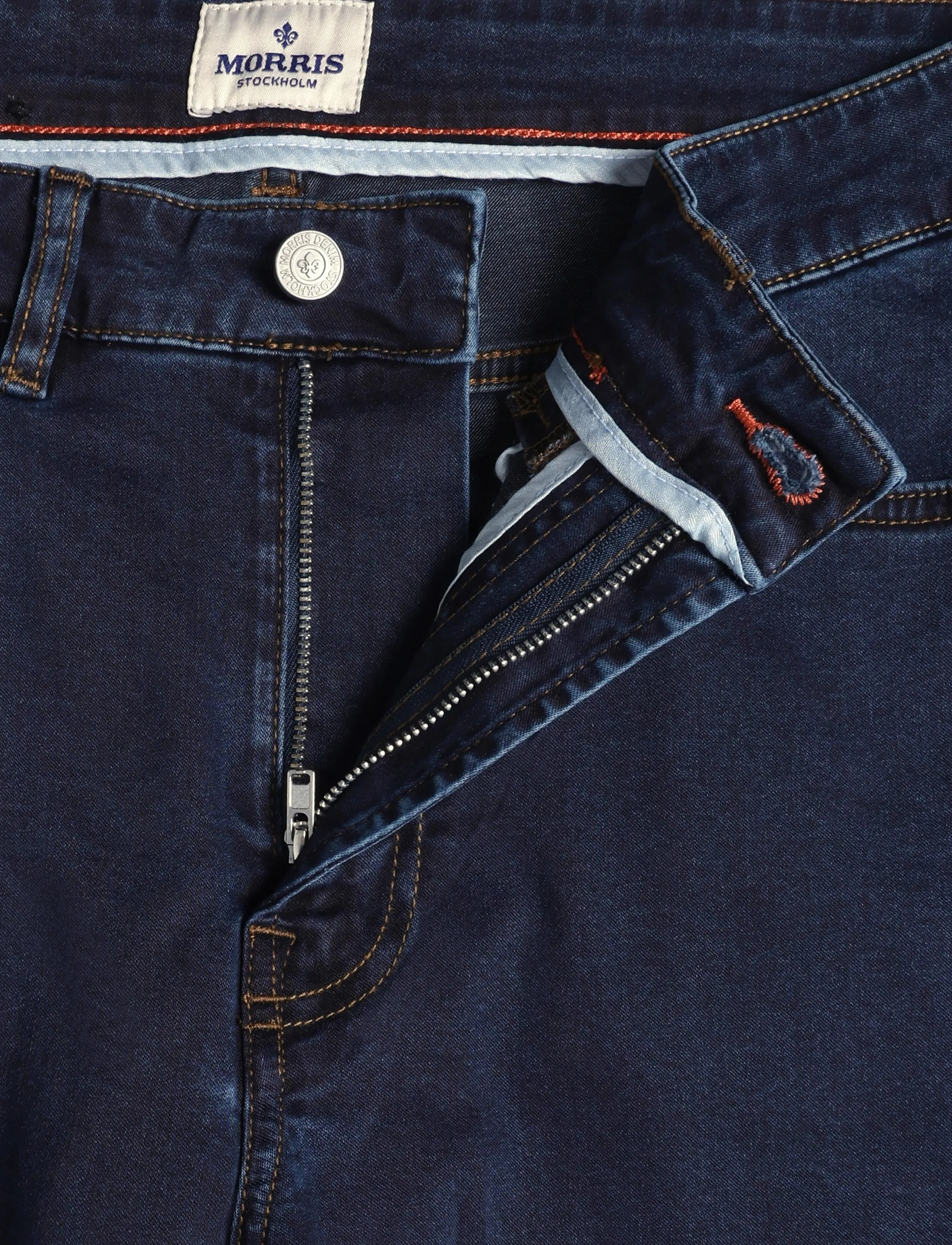 Morris - Steve Satin Jeans - regular jeans - rinse wash - 3