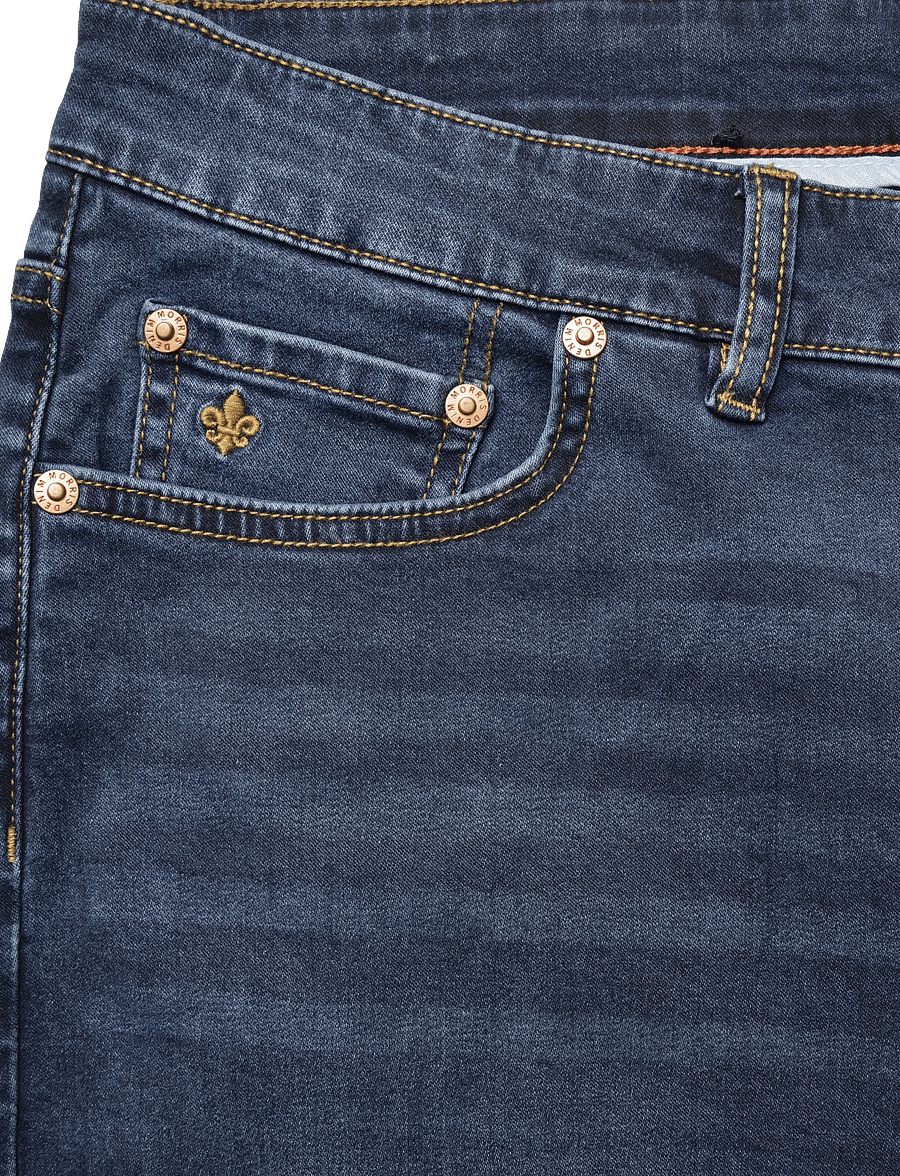 Morris - Steve Satin Jeans - regular jeans - one year wash - 2