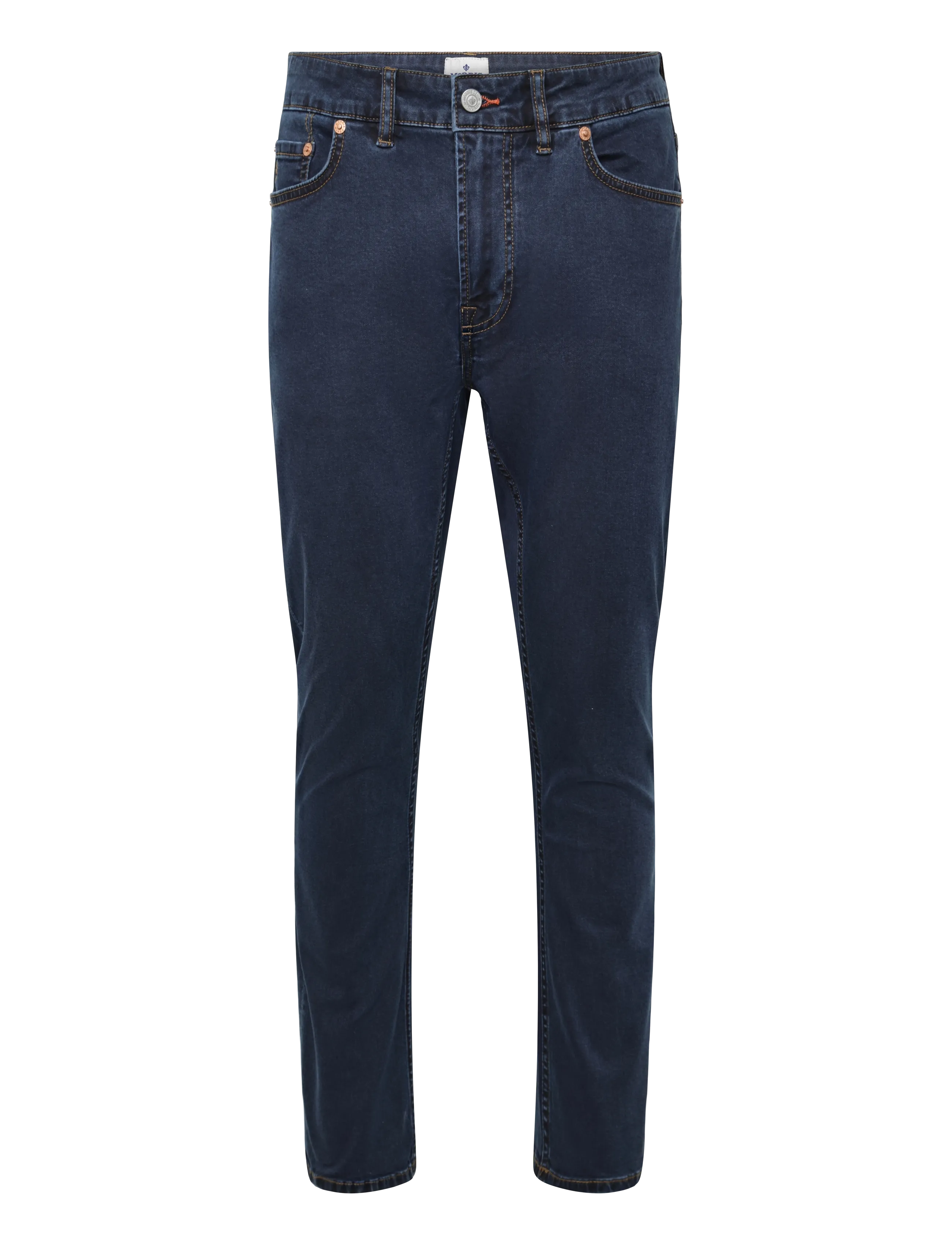 Morris Steve Satin Jeans - Jeans - RINSE WASH / navy