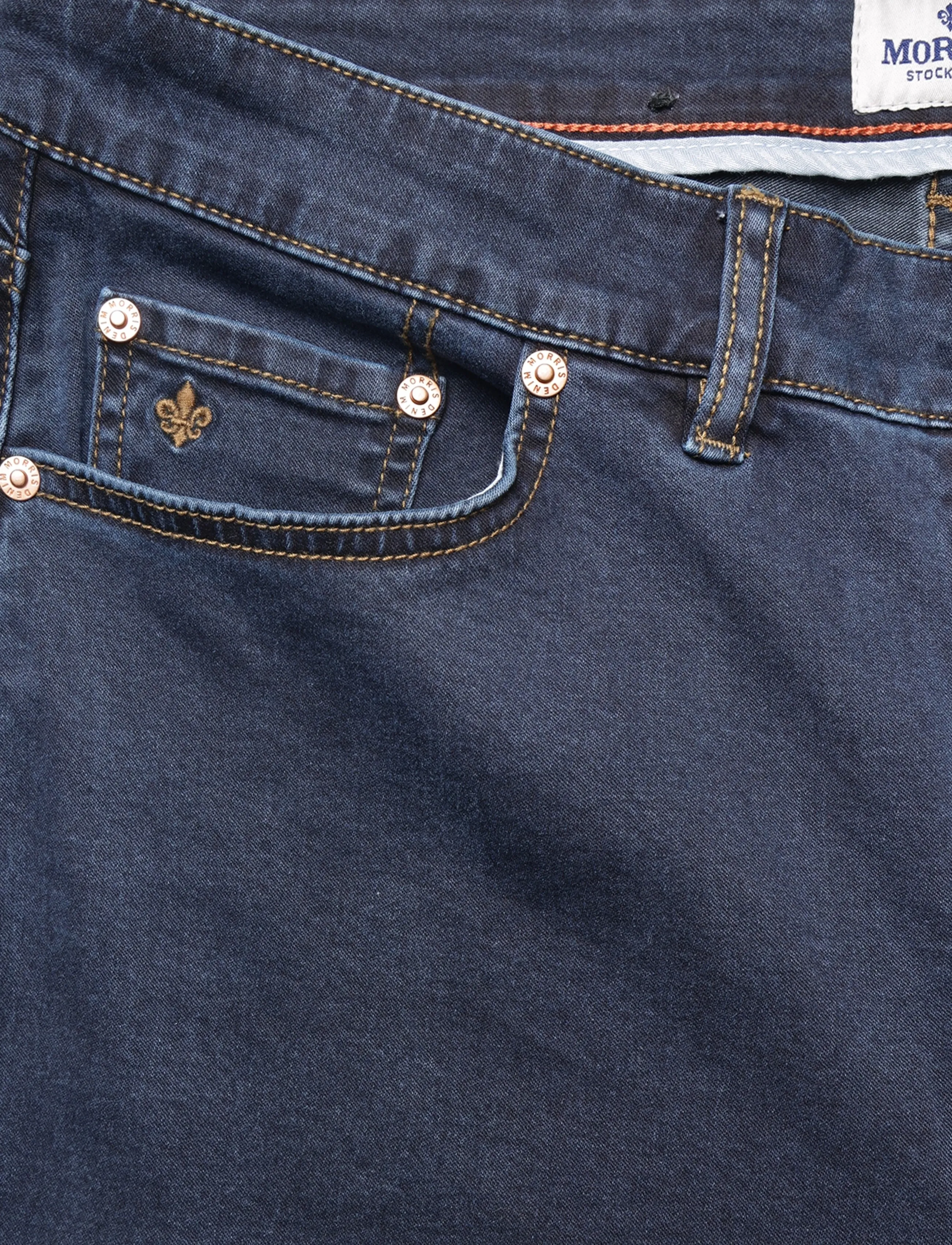 Morris - Steve Satin Jeans - rinse wash - 2