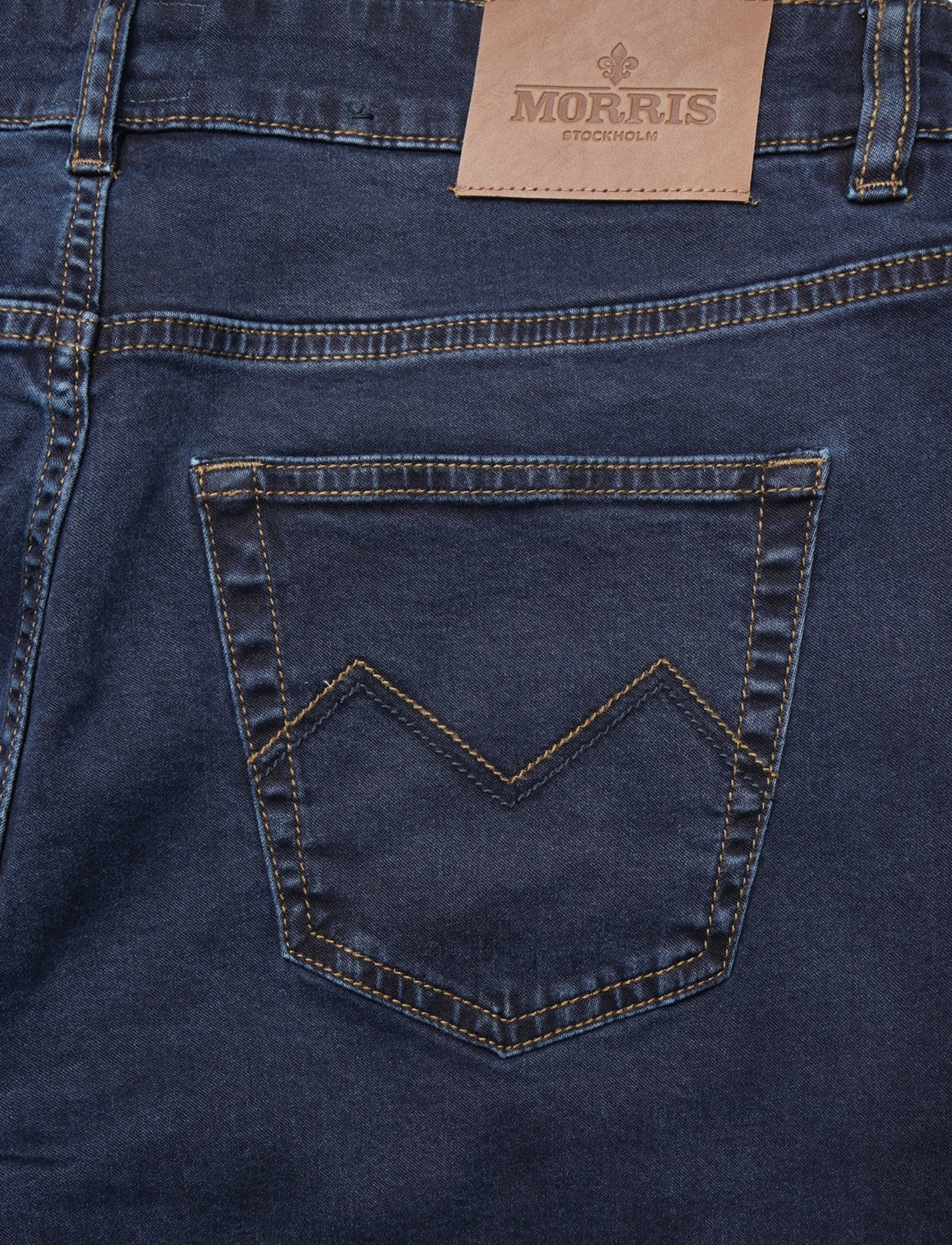 Morris - Steve Satin Jeans - rinse wash - 4