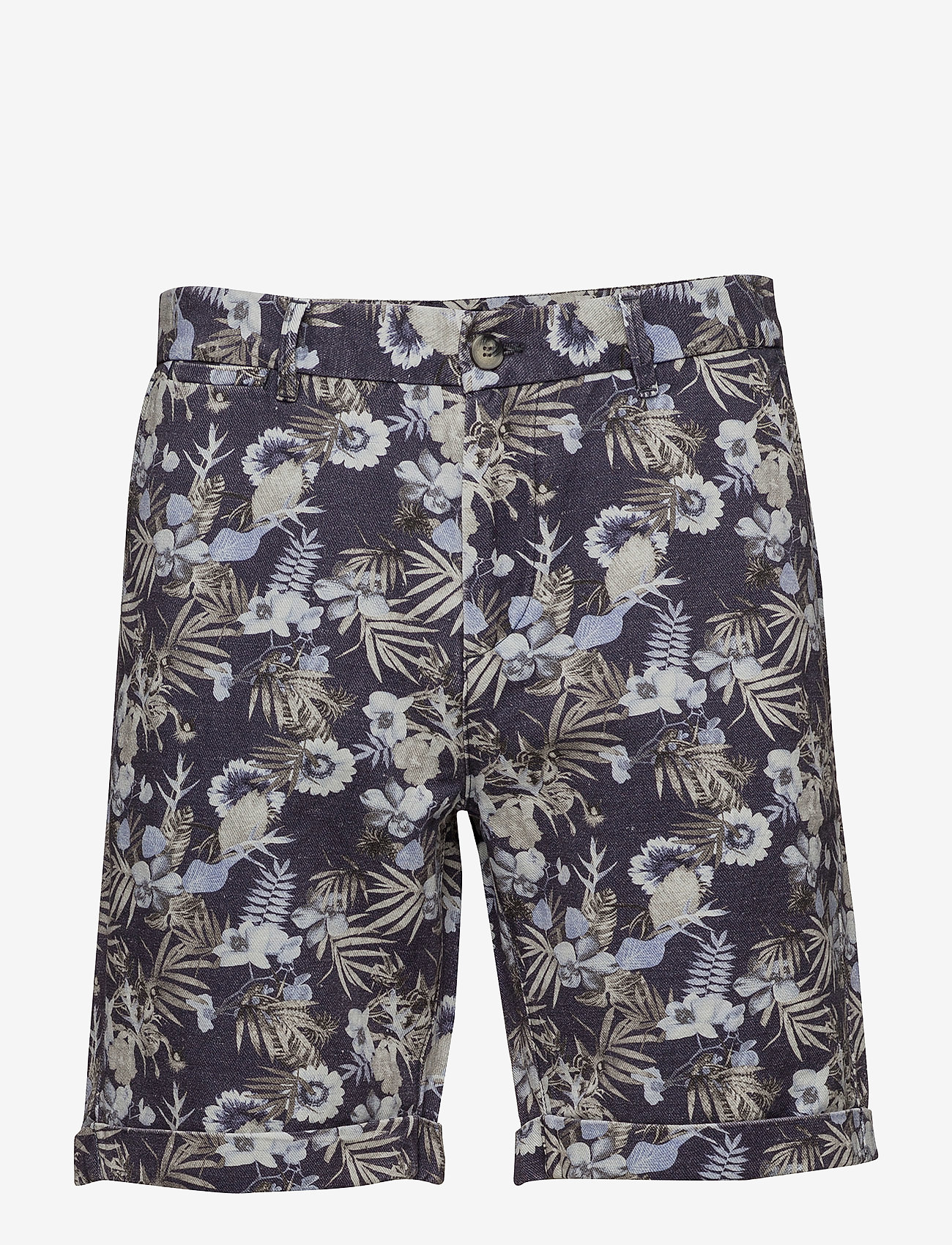 Jerome Linen Shorts - BLUE